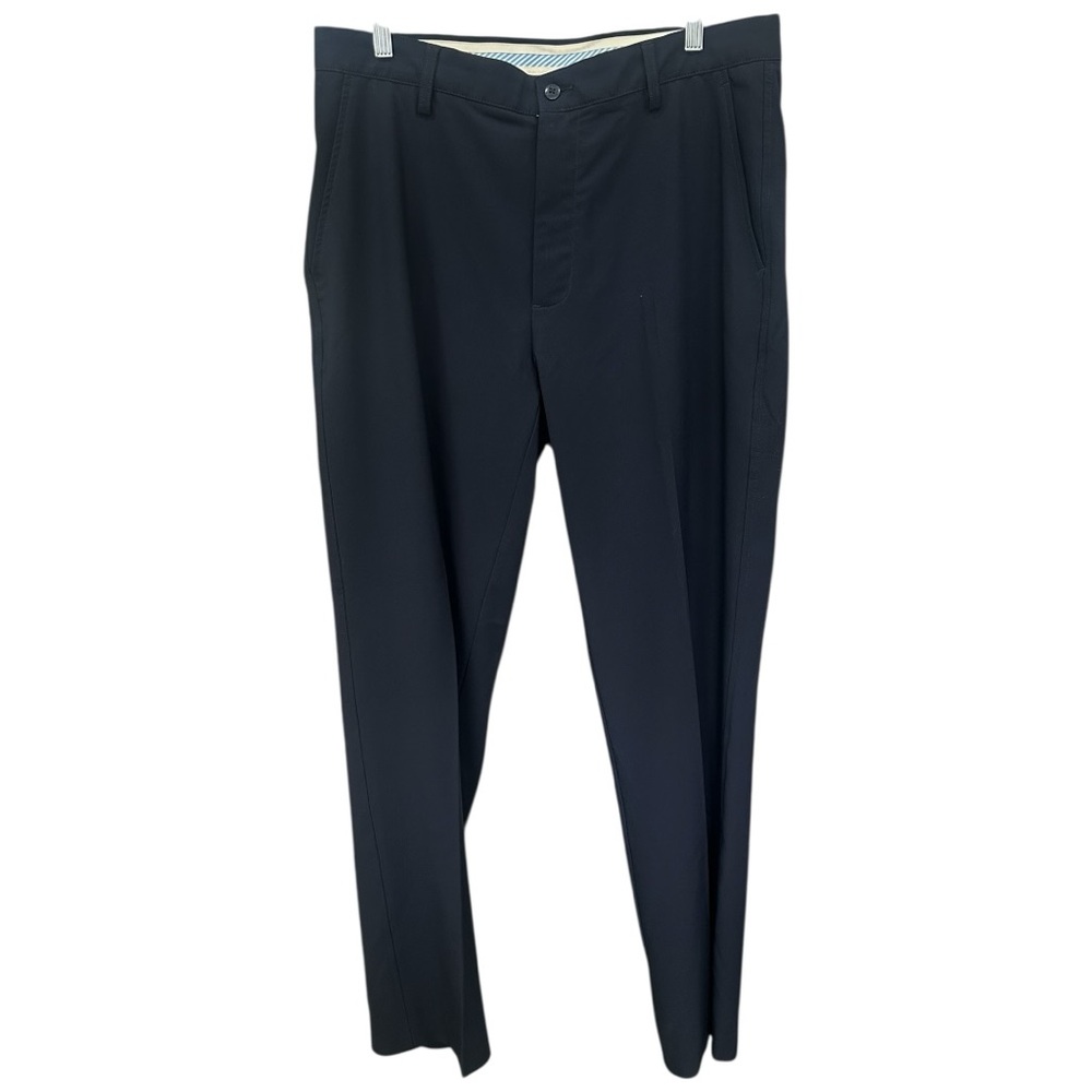FootJoy Men's Navy Blue Flat Front Golf Pants Sz 35